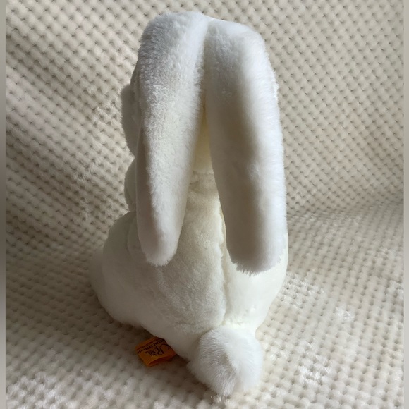 24K Polar Puff Plush White Bunny Rabbit Stuffed Animal Easter Toy - Picture 6 of 16